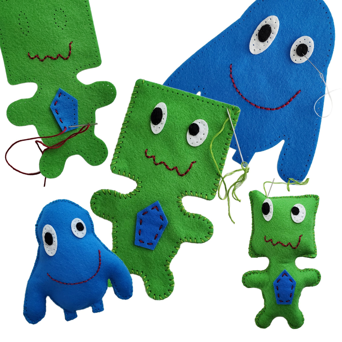 Monster Sewing Kit Felt Craft Kit for Kids – Wildflower Toys