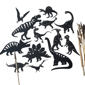 Dinosaur Shadow Puppets